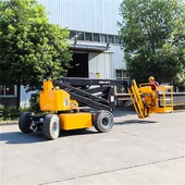 رافعة ذراع مفصلية مزدوجة الطاقة بطول 60 قدمًا