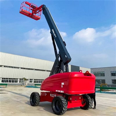 رافعة تلسكوبية للبناء