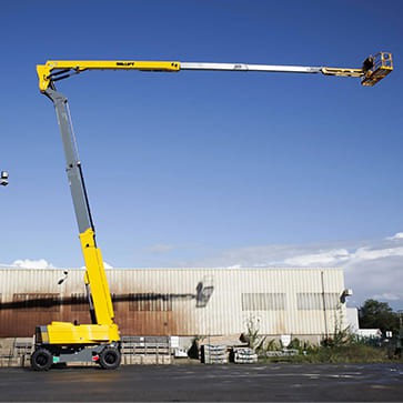 رافعة دلو تلسكوبية